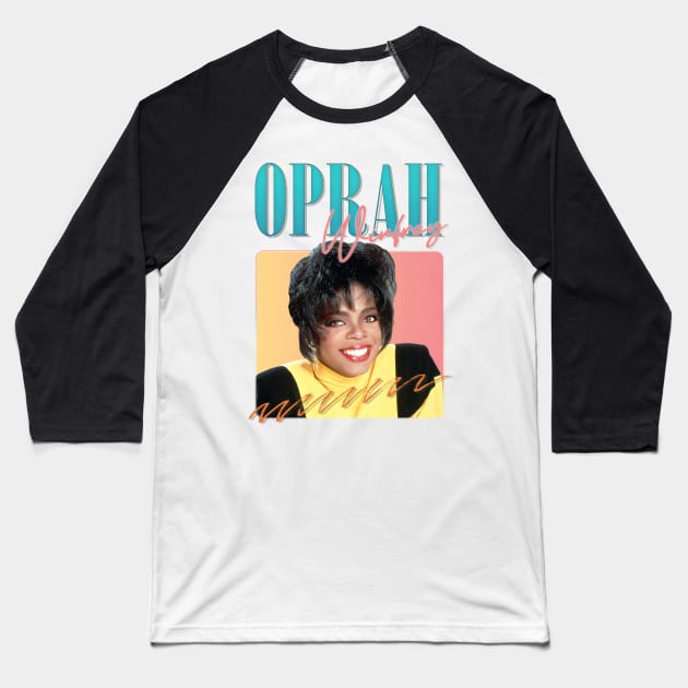 Oprah Winfrey --- 90s Aesthetic Baseball T-Shirt by DankFutura